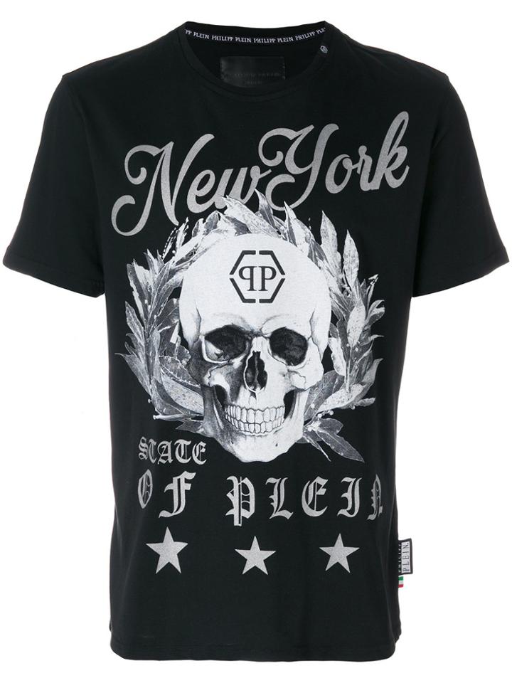 Philipp Plein Arrongant Print T-shirt - Black