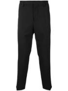 Omc Slim Cropped Trousers - Black