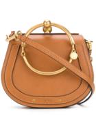 Chloé Brown Nile Small Leather Bracelet Bag - Neutrals