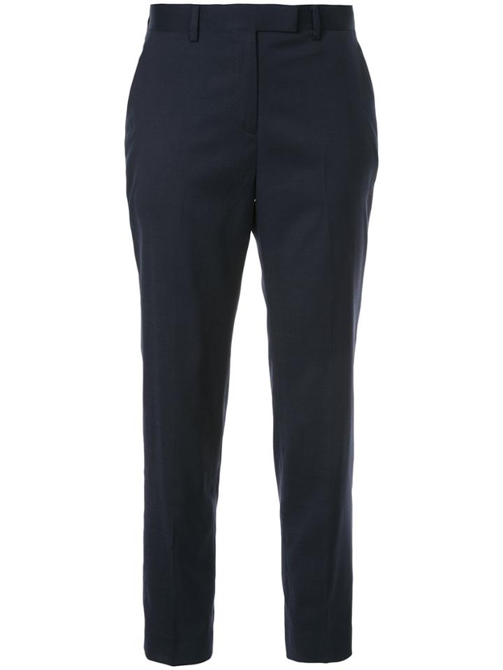 Tomorrowland Cropped Tailored Trousers - Blue
