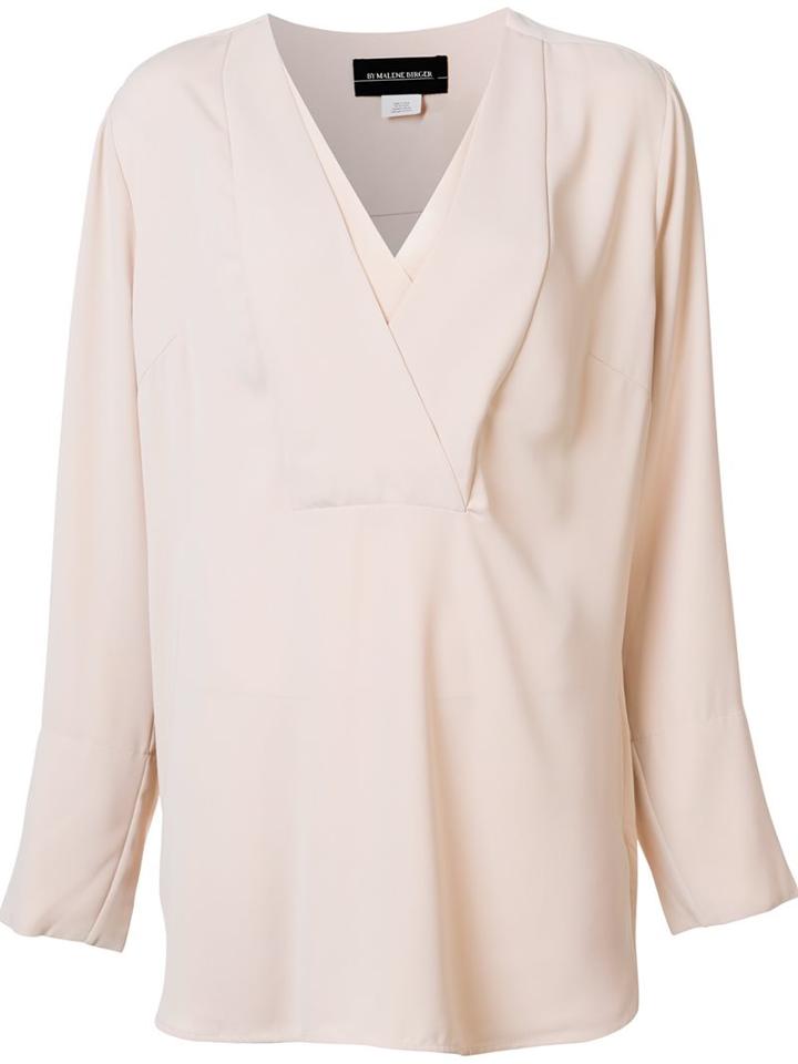 By Malene Birger 'triply' Blouse, Women's, Size: 40, Nude/neutrals, Polyester/silk