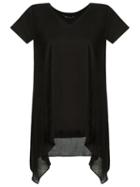 Uma Raquel Davidowicz V-neck Top, Women's, Size: P, Black, Cotton