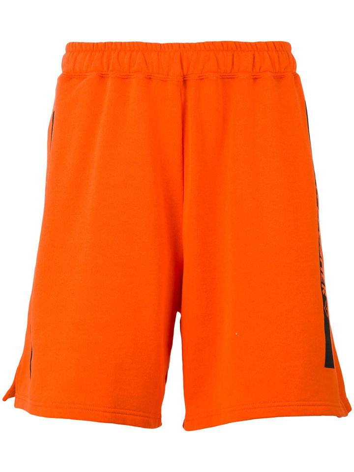 Omc - Track Shorts - Unisex - Cotton - M, Yellow/orange, Cotton