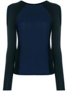 Versace Collection Two Tone Jumper - Black