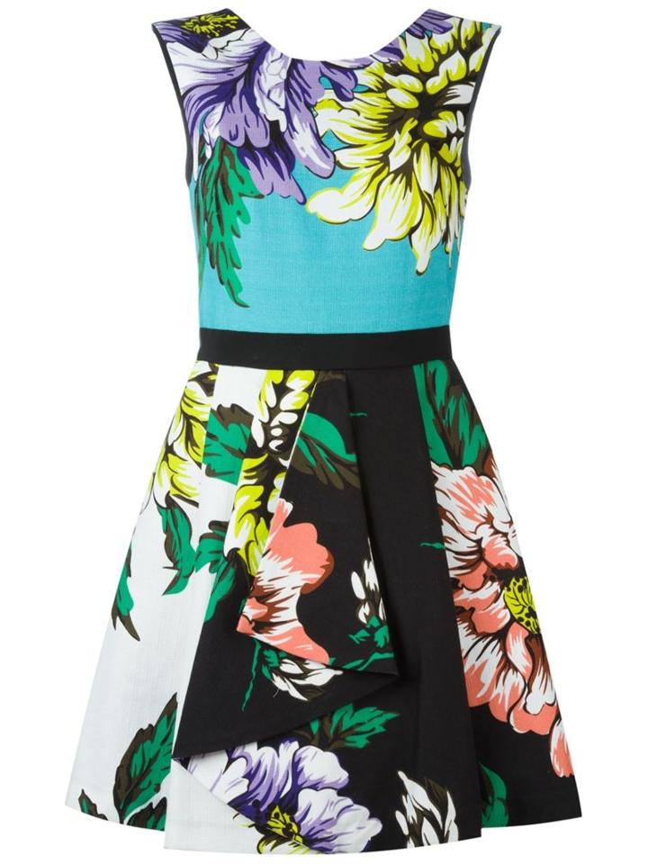 Marco Bologna Multi Floral Print Dress