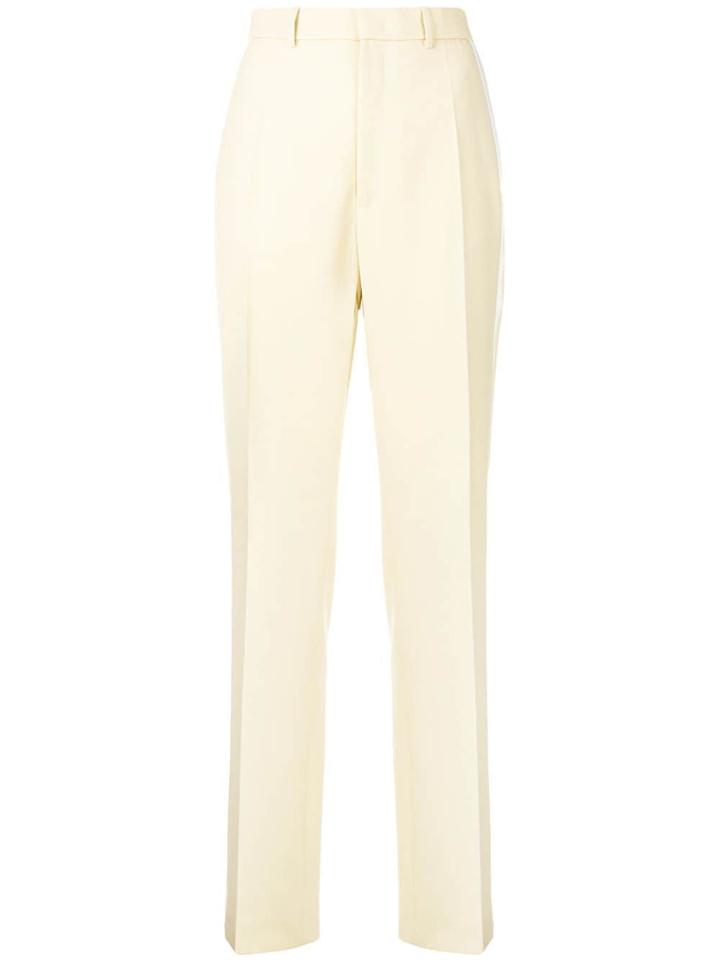 Joseph High-waisted Long Trousers - Neutrals