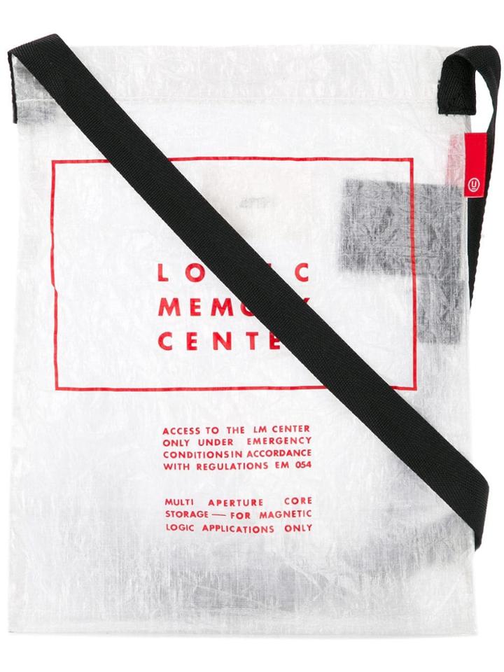 Undercover Logic Memory Center Shoulder Bag - White