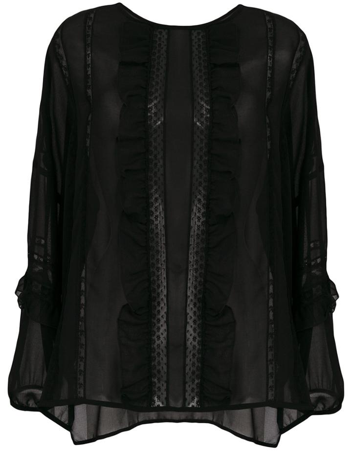 P.a.r.o.s.h. Peasant Blouse - Black