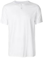 Transit Button Neck T-shirt - White