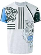 Kenzo - Multi Icon T-shirt - Men - Cotton - Xs, Grey, Cotton