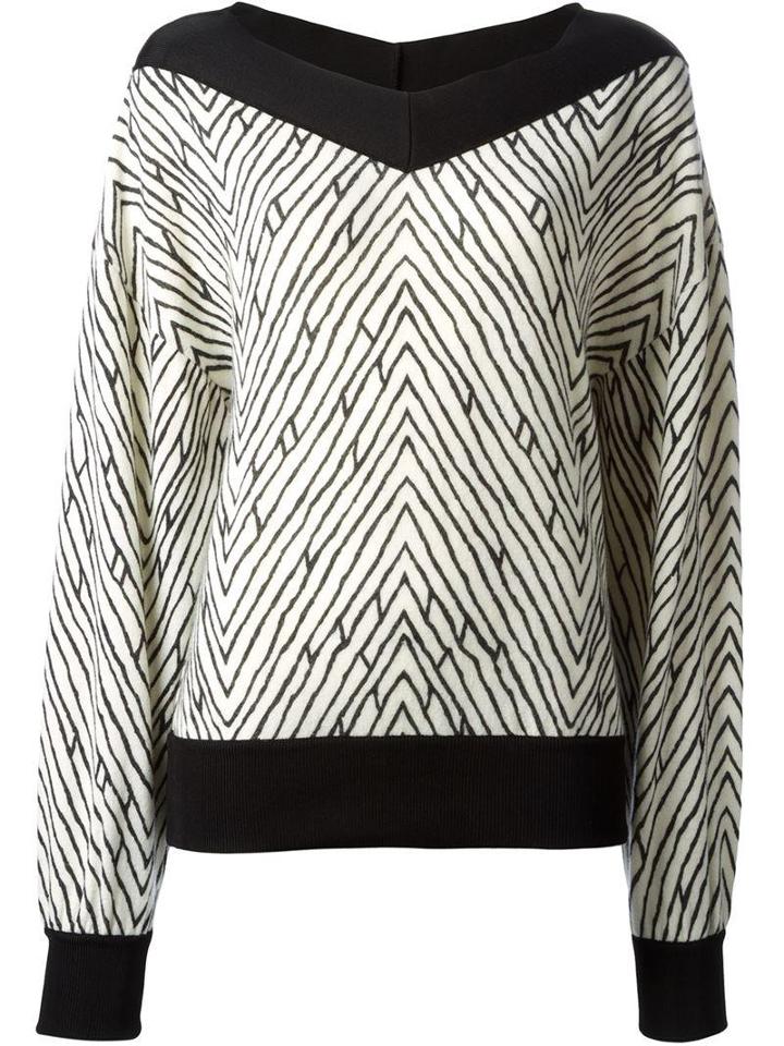 Emanuel Ungaro Geometric Pattern Loose Fit Sweater
