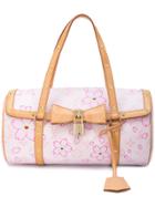 Louis Vuitton Vintage Cherry Blossom Papillon Bowling Bag - Pink &