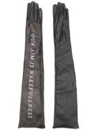 Yang Li Elongated Gloves - Black
