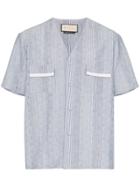Prévu Eden Striped Shirt - Blue