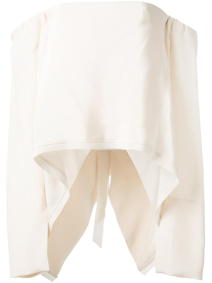 Kitx Draped Backless Blouse