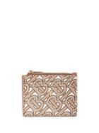 Burberry Monogram Print Coin Purse - Neutrals