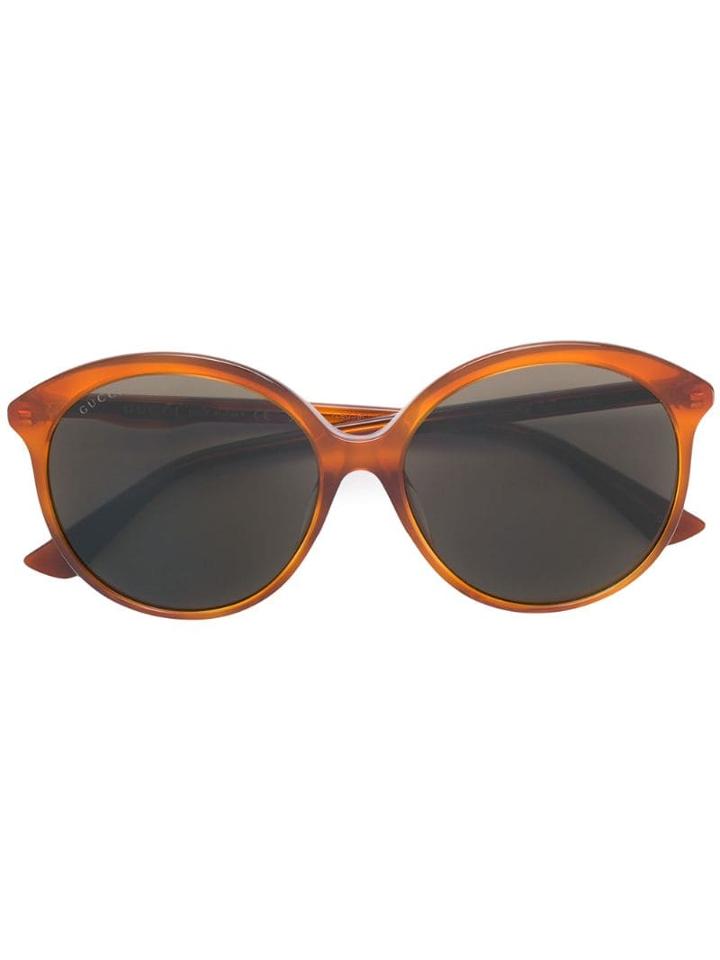 Gucci Eyewear Round Shaped Sunglasses - Yellow