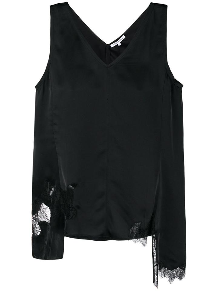 Helmut Lang Deconstructed Slip Top - Black