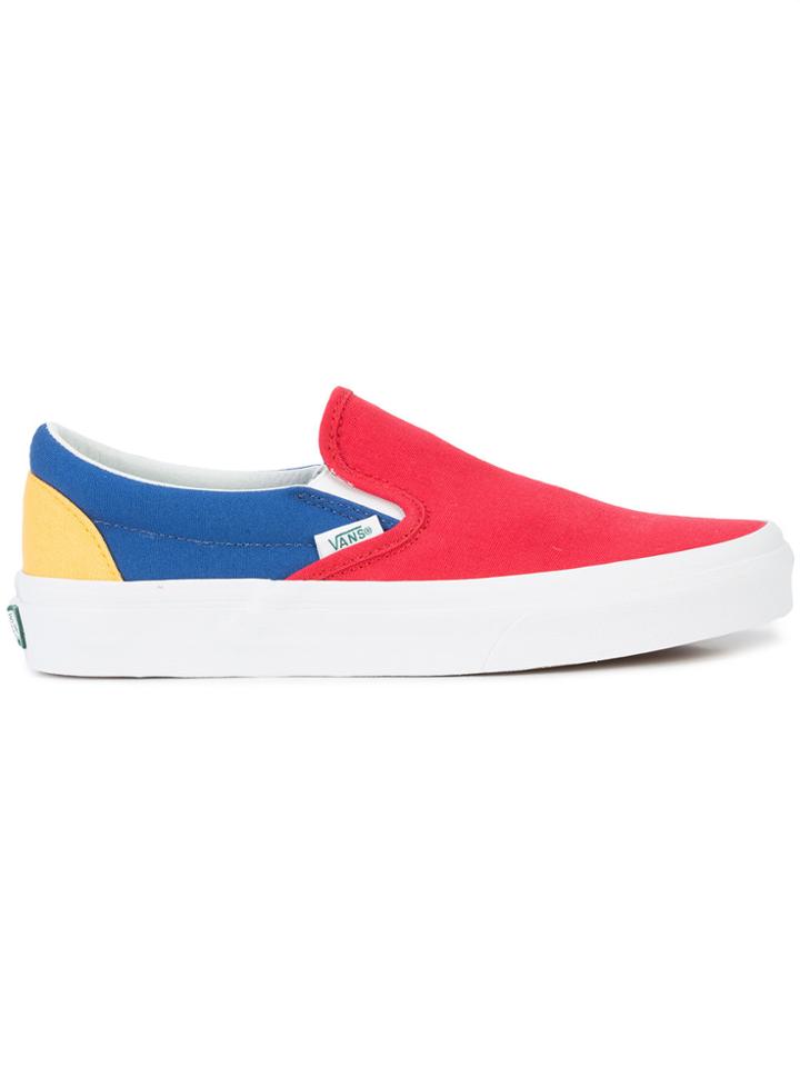 Vans Yacht Club Classic Slip-on Skate Shoes - Red