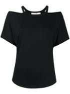 Rag & Bone /jean Cut-off Shoulders Blouse, Women's, Size: Medium, Black, Rayon/polyester/spandex/elastane