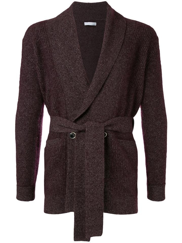 Estnation Double Breasted Cardigan - Pink & Purple