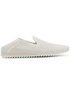 Pedro Garcia Cristine Perforated Loafers - Nude & Neutrals