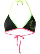 Karl Lagerfeld Logo Bikini Top - Black