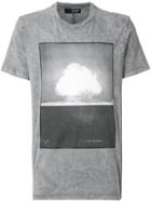 Tom Rebl Explosion Print T-shirt - Grey