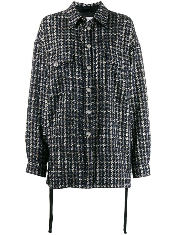 Faith Connexion Woven Coat - Blue