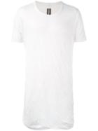 Rick Owens 'double' T-shirt, Men's, Size: 46, White, Cotton