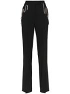 Christopher Kane Diamanté Chain-embellished Trousers - Black