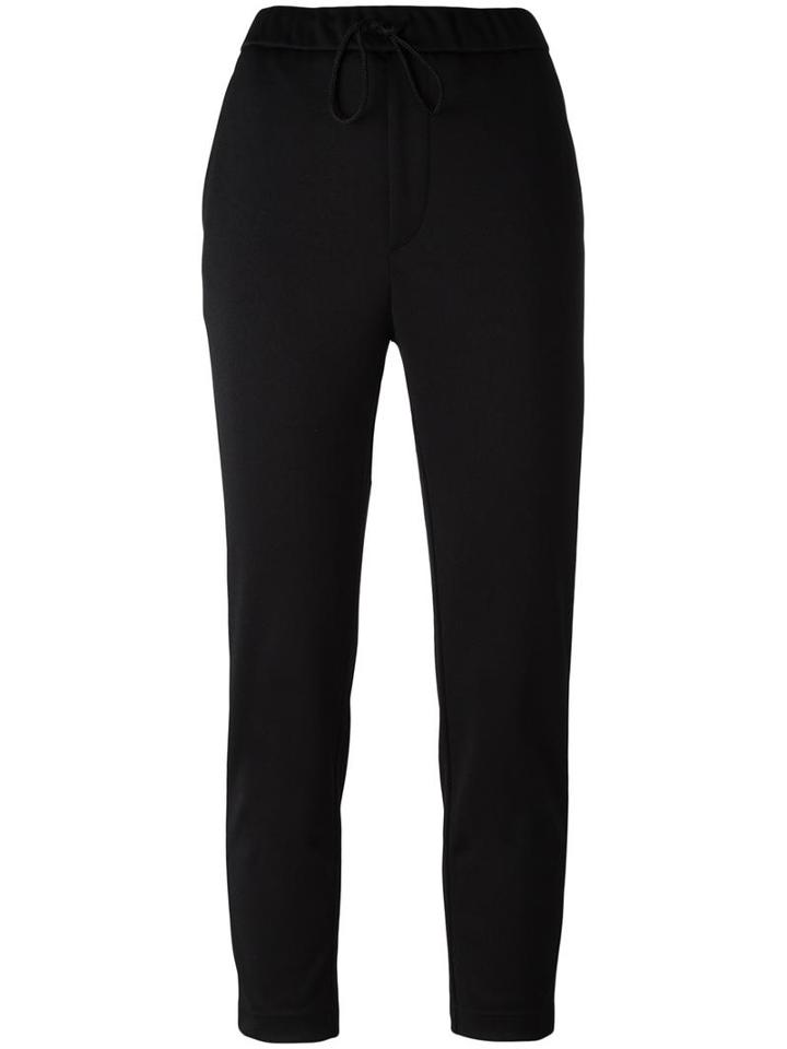 Golden Goose Deluxe Brand Cropped Trousers, Women's, Size: Large, Black, Polyester