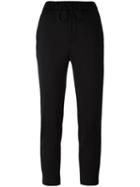 Golden Goose Deluxe Brand Cropped Trousers, Women's, Size: Large, Black, Polyester