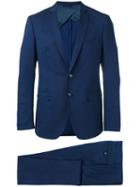 Tonello Two-piece Formal Suit, Men's, Size: 48, Blue, Virgin Wool/spandex/elastane/cupro