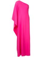 Osman Long One-shoulder Gown - Pink & Purple