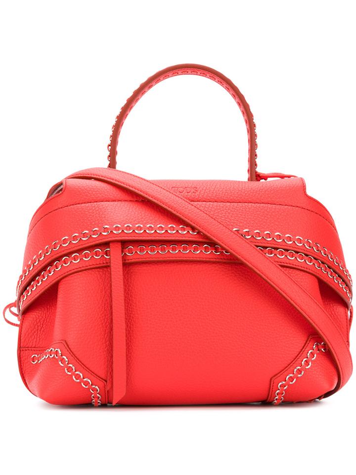 Tod's Wave Tote - Red