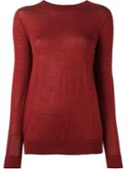 Sofie D'hoore Crew Neck Sweater, Women's, Size: 38, Red, Wool