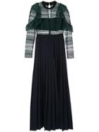 Self-portrait Lace Maxi Dress - Green