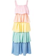 Olivia Rubin Tiered Rainbow Dress - Multicolour