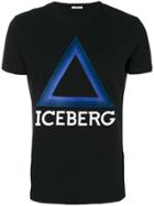 Iceberg Triangle Logo T-shirt - Black
