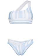 Ambra Maddalena Amore Mio One Shoulder Bikini - Blue