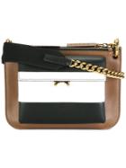 Marni Pocket Crossbody Bag, Women's, Brown, Leather