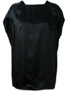 Mcq Alexander Mcqueen Floral Print Top - Black
