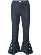 Eudon Choi Trumpet Flare Jeans - Blue