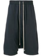 Rick Owens Drkshdw Dropped Crotch Track Pants - Blue