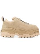 Eytys Ridged Sole Lace-up Shoes - Nude & Neutrals