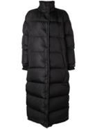 Prada Long Padded Coat - Black