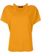Steffen Schraut Off-the-shoulder T-shirt - Yellow
