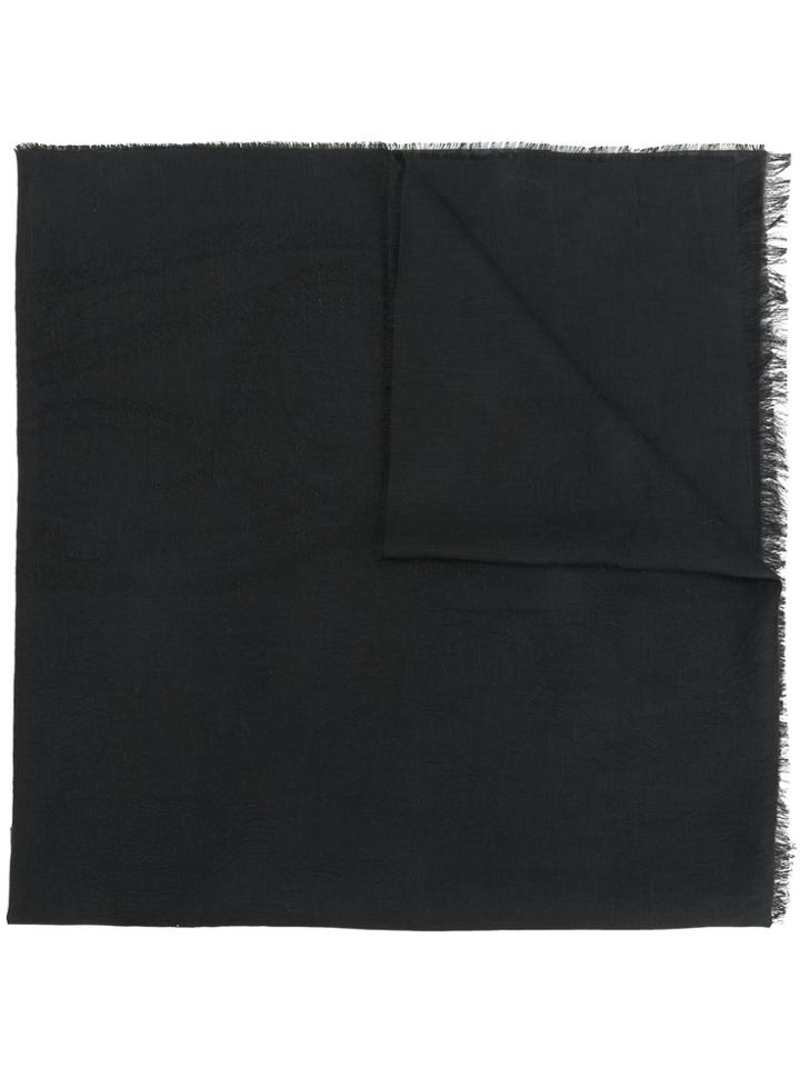 Etro Paisley Pattern Scarf - Black