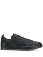 Officine Creative Flat Lace-up Sneakers - Black